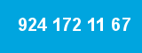 924 172 11 67 924 172 11 67